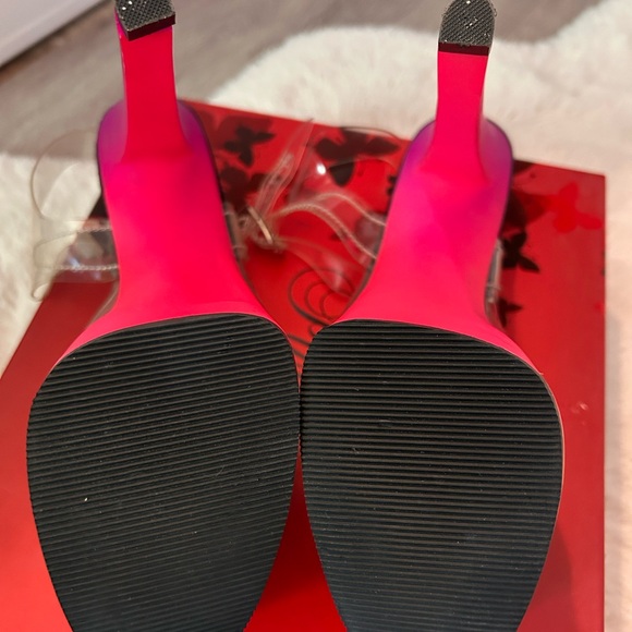 Pleaser Rainbow Heels - Picture 14 of 15